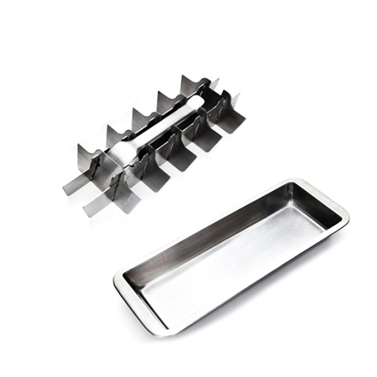 Hot Sale 18 Slots Ice Cube Maker Mold Stainless Steel Ice Cube Tray for Making Ice