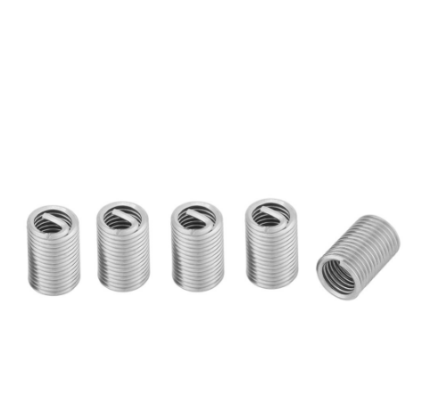 Stainless Steel Threaded Insert Coiled Wire Helical Screw Thread Inserts M6 Thread Repair Insert Tool Kit