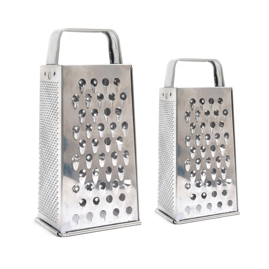 Hot sell 3 inches 4 side multi-function stainless steel cheese / vegetable ginger grater