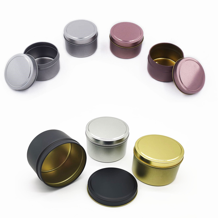 Candles Tealight Accessories Round Aluminum Tin Tea Light Cups Empty Case Candle Wax Containers Candle Mold DIY