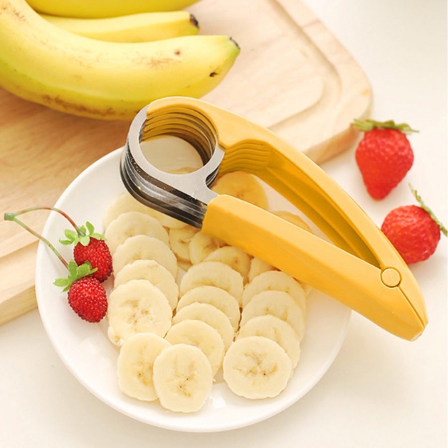 New Cooking Tool Home Creative Popular Kitchen Accessories Chopper Fruit Cutter Cucumber Salad Vegetable Peeler Banana Slicer