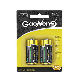 Gaonengmax hot sale LR14 Alkaline Battery C Size Battery C size UN-2 battery disposable