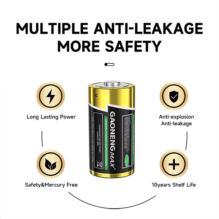 Gaonengmax hot sale LR14 Alkaline Battery C Size Battery C size UN-2 battery disposable