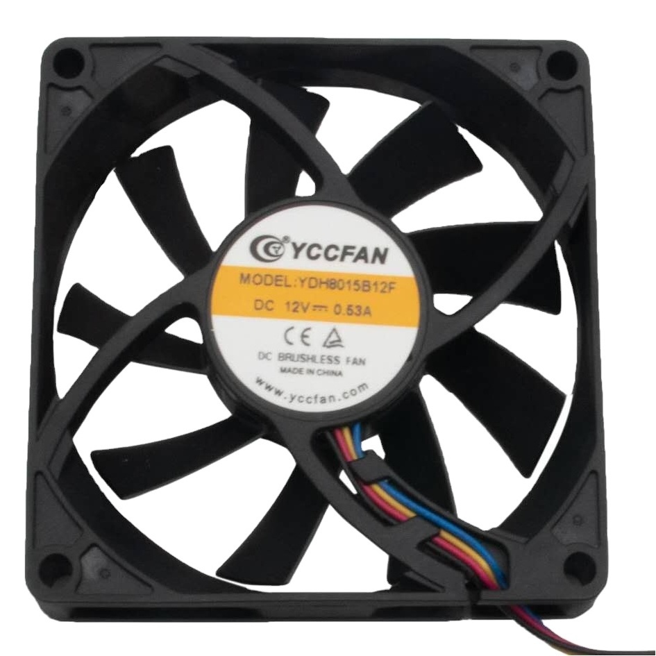 80mm 8015 mini 12v 18v 24v high air flow rice cooker dc brushless small axial cooling fan 80x80x15mm