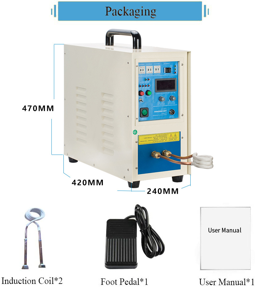 Solar bus tin-coated silicon wafer handheld high frequency welding machine saw blade tooth welding machine