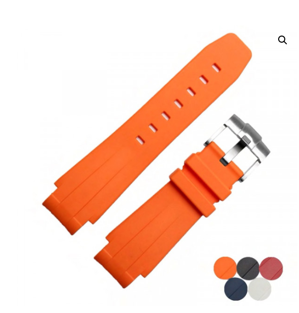 20mm 21mm 22mm 28mm Silicon rubber wrist watch strap