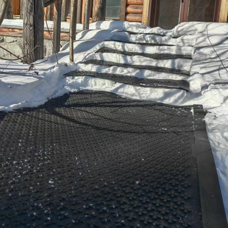 Taihai rubber icy snowy heated melting heated pads and walkway and driveway mats