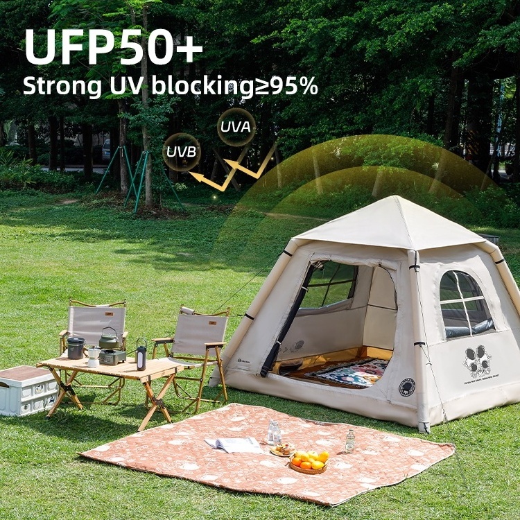 Customized 300D Oxford+pvc Air Camping Tent Waterproof Outdoor Portable Easy Set Up Inflatable Tent