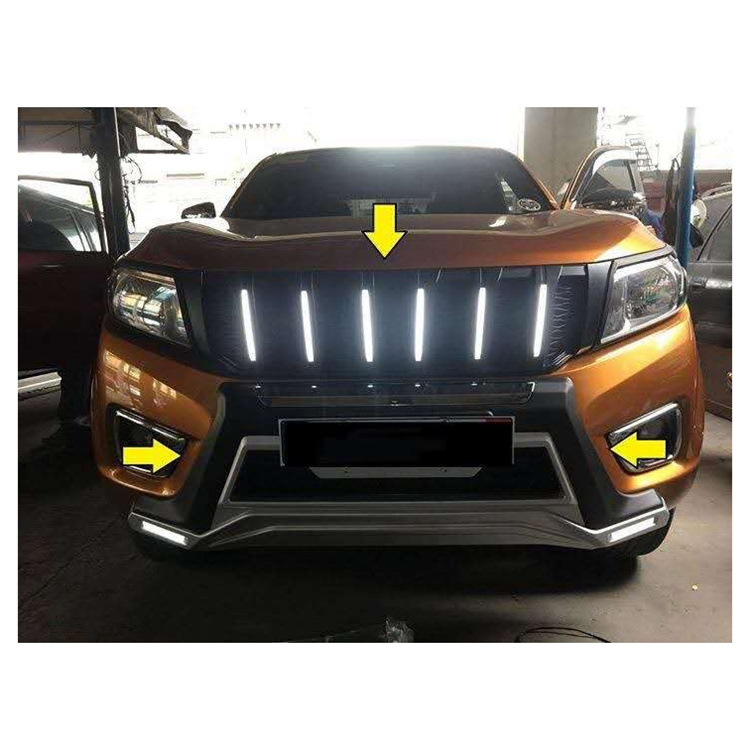 Taishuai Car front grill for Navara np300 Frontier 2015 2016-2019 body kit 4x4 offroad accessories