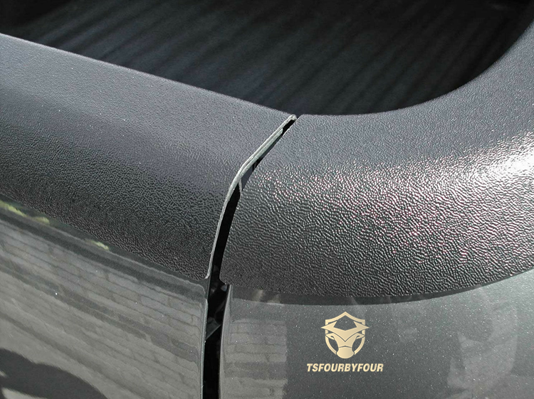 Textured Black car Rear Rail Bed Liner For Ranger 2012 2015 2019 2021 wildtrak XLT MK PX body kits accessories