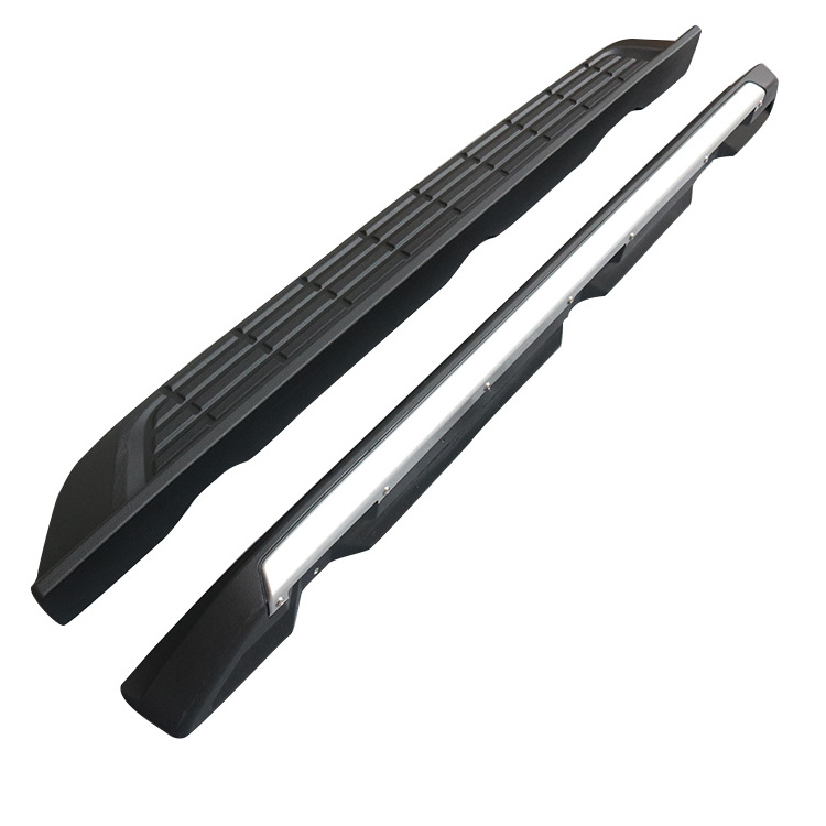 SUV Running Boards Aluminum & ABS Plastic Side Step For Everest Endeavour Auto Accessories