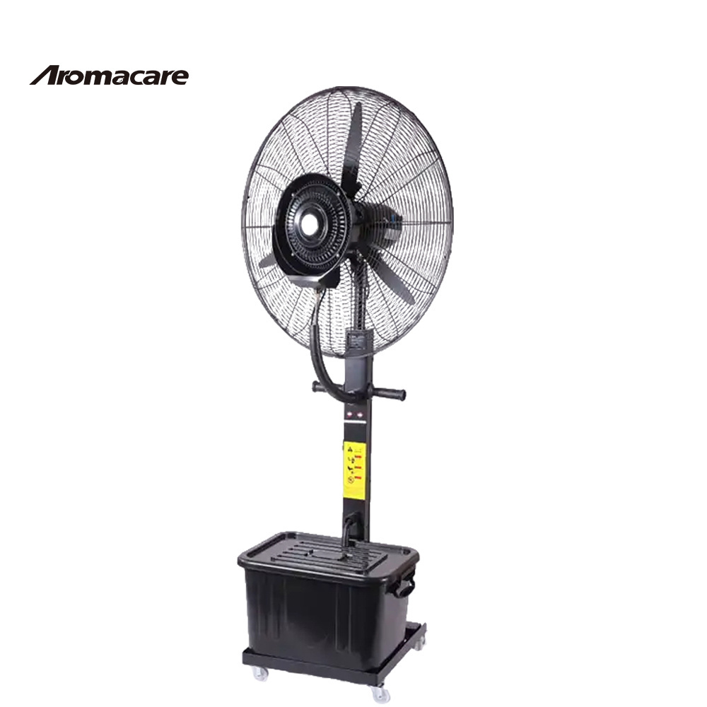 Aromacare 650mm 26 Inch Outdoor Misting Cooling Fan 40L Water Tank Spray Electric Industrial Mist Fan