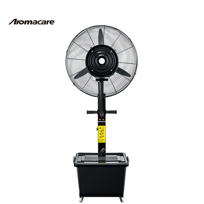 Aromacare 650mm 26 Inch Outdoor Misting Cooling Fan 40L Water Tank Spray Electric Industrial Mist Fan