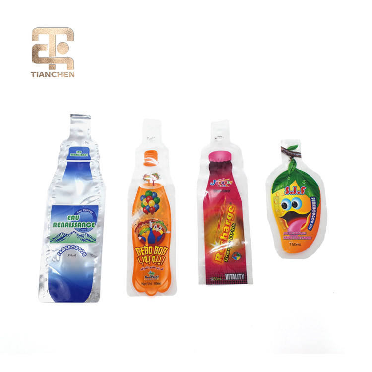 Hot Sale packaging spout pouch bag juice doypack with spout Drink Pouches Shaped Plastic Bag For Juice Liquid Package