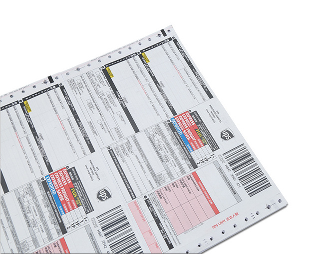 UPS Air Waybill with Barcode printing for Express Delivery