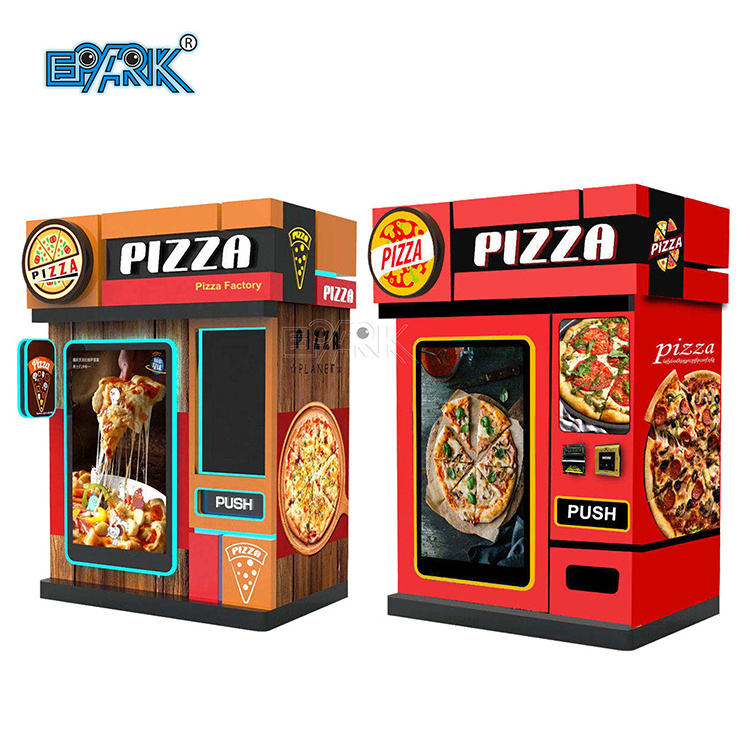 Smart Touch Screen Pizza Vending Machine For Sale Commercial Fully Automatic Outdoor Hot Fresh Fast Food Self Service