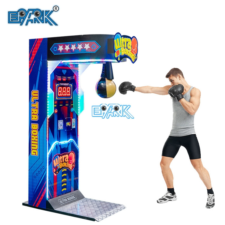 Amusement Coin Operated Games Punching Ultimate  maquina de boxeo Electronic Tickets Redemption Arcade Boxing Punch Machine