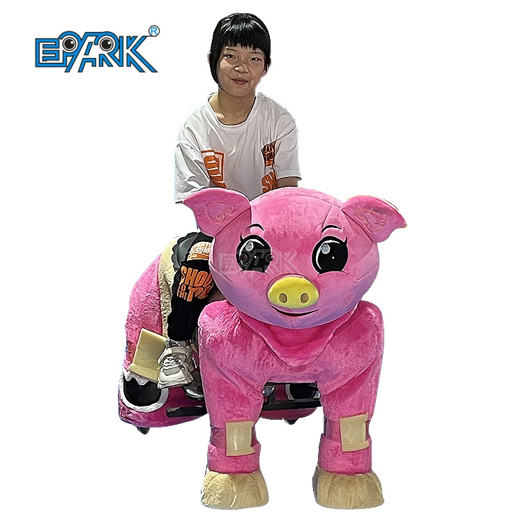 Adult And Kid Size Animal Ride Kids Riding Toys Plush Animal Electric Scooter For Sale