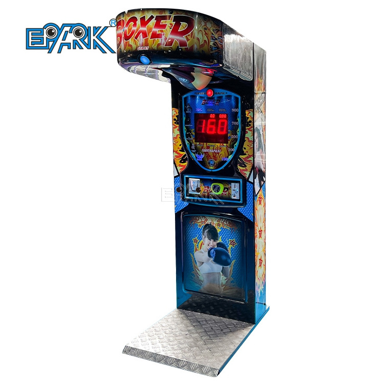 Earn Money Arcade Coin Operated Game  Boxing Punch Machine Electronic Boxing Machine Price