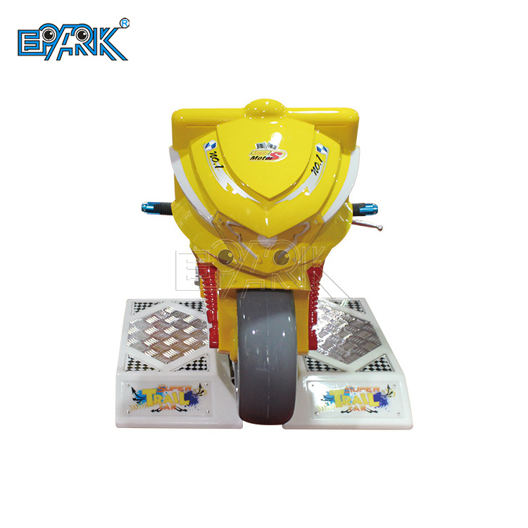 Coin Operated Amusement Park Electric Rocking Motor Car Electric Kids Simulator Racing Car Winging Game Kiddie Ride Machine