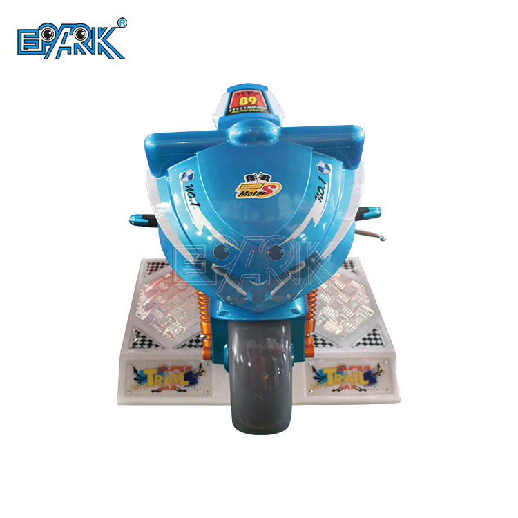 Coin Operated Amusement Park Electric Rocking Motor Car Electric Kids Simulator Racing Car Winging Game Kiddie Ride Machine