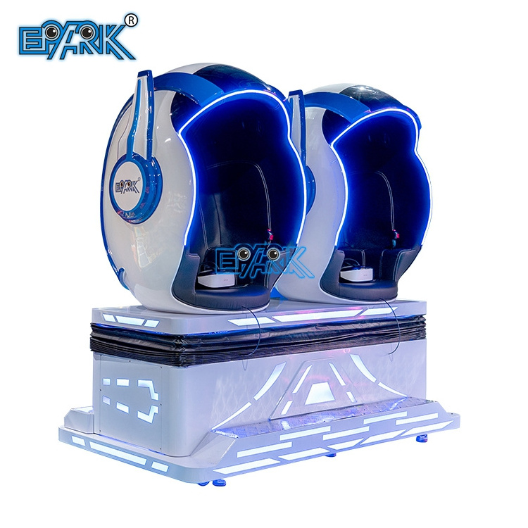 EPARK Over 200 pcs Games Simulator 2 Seater Egg Machine Virtual Reality Egg Chair 9d Vr with 3d Virtual Reality Glass