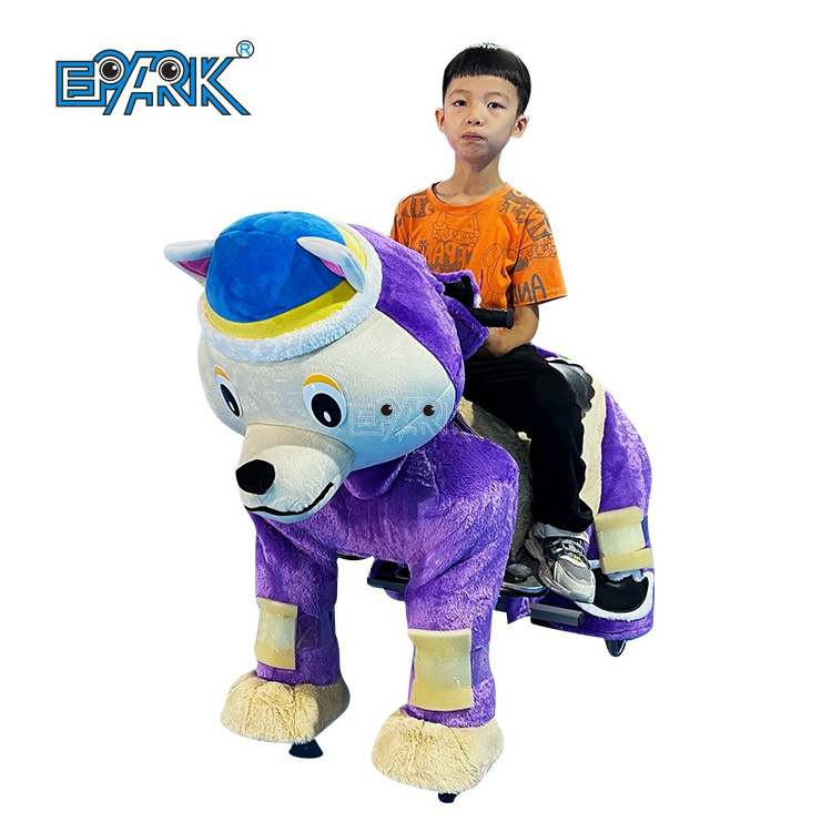 Adult And Kid Size Animal Ride Kids Riding Toys Plush Animal Electric Scooter For Sale