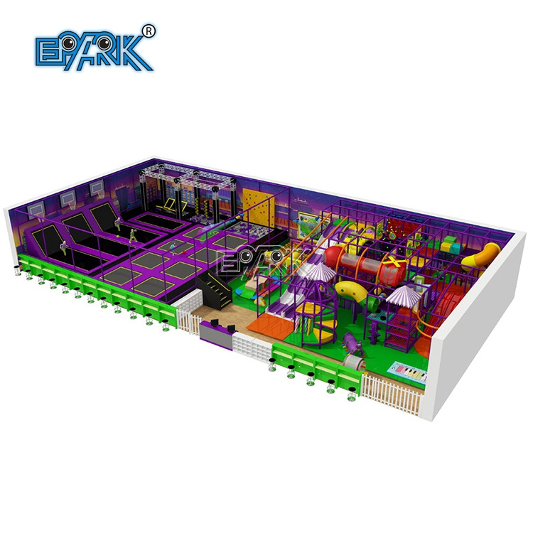 One-Stop Professional Commercial Indoor Trampoline Park Equipment For Kids