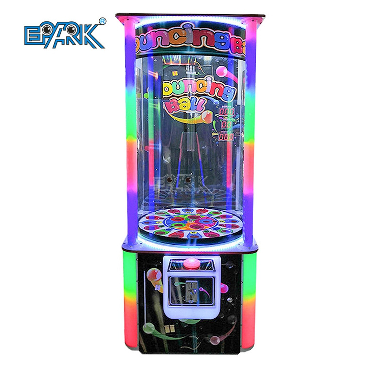 Kids Coin Operated Jump Ball Lottery Ticket Drop Ball Redemption Ticket Prize Game Machine