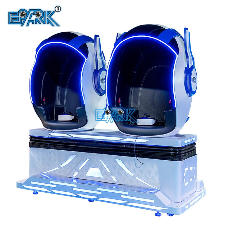 EPARK Over 200 pcs Games Simulator 2 Seater Egg Machine Virtual Reality Egg Chair 9d Vr with 3d Virtual Reality Glass