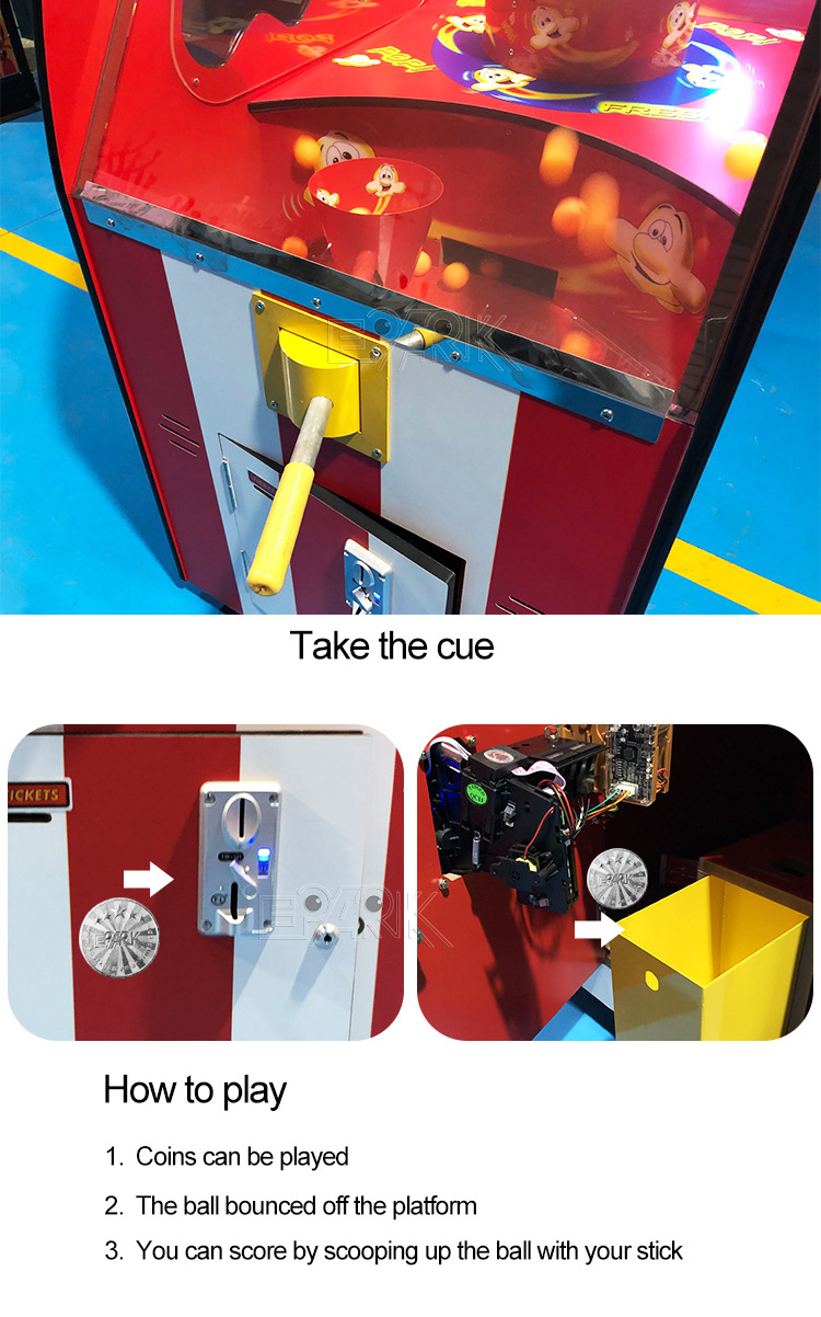 Entertainment Kids Games Coin Operated Arcade Redemption Machine Popcorn Lottery Game Machine