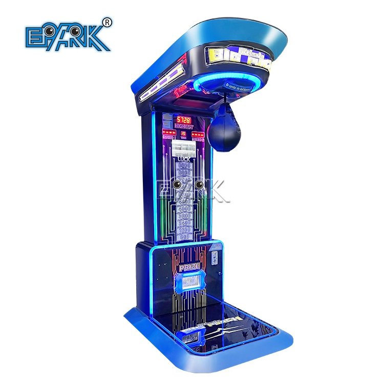 Coin Operated Hard Hitter Boxing Punching Machines Maquina De Soco Ultimate Big Punch Boxing Game Machine