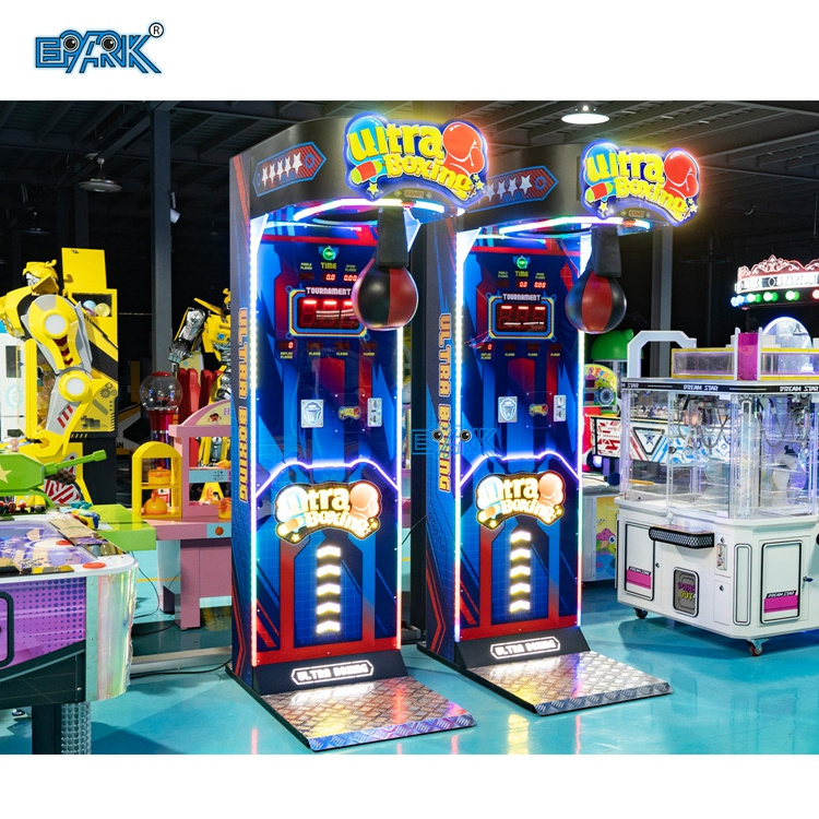 Amusement Coin Operated Games Punching Ultimate  maquina de boxeo Electronic Tickets Redemption Arcade Boxing Punch Machine