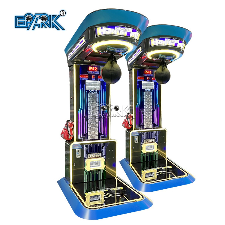 Coin Operated Hard Hitter Boxing Punching Machines Maquina De Soco Ultimate Big Punch Boxing Game Machine