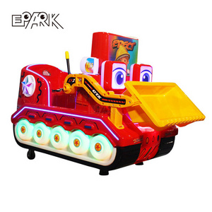 Shopping Mall Kids Chariot Swing Car Coin Operated Video Fiberglass Kiddie Rides For Sale