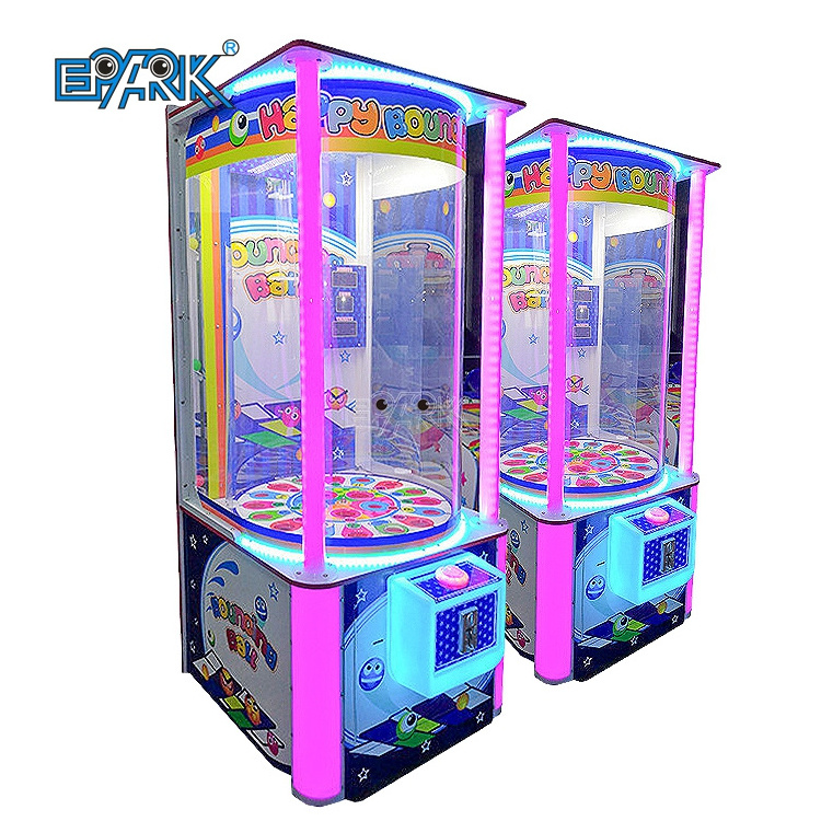 Coin Operated  Drop Kids Throwing Ball Turntball Redemption Prize Arcade Bowling Lottery Game Machine