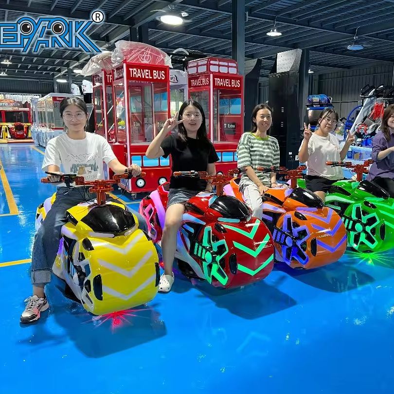 Wholesale Amusement Park Electrical Battery Motorbike Car 12 V Kids Bumper Cars Baby Bumper Car