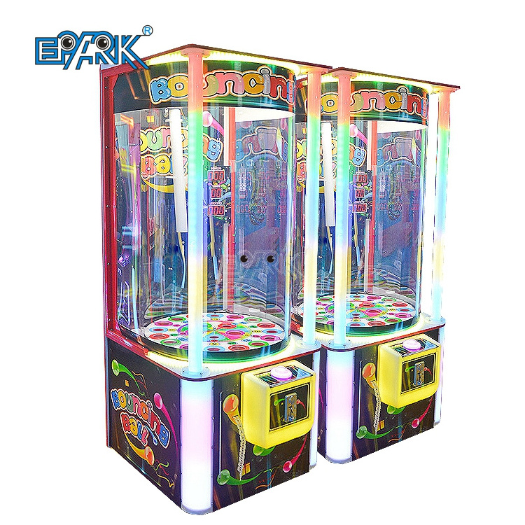 Kids Coin Operated Jump Ball Lottery Ticket Drop Ball Redemption Ticket Prize Game Machine