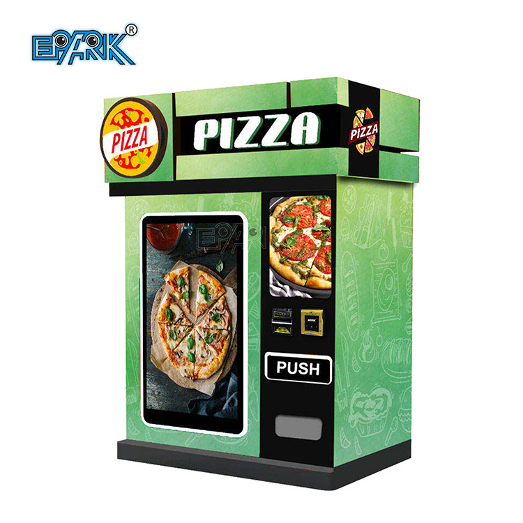 Smart Touch Screen Pizza Vending Machine For Sale Commercial Fully Automatic Outdoor Hot Fresh Fast Food Self Service