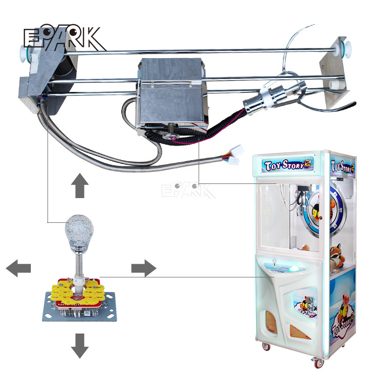 Factory Wholesale Crane Machine DIY parts Full Set Arcade Prize Grabber Toy Crane Claw Machine Kit With LCD Screen