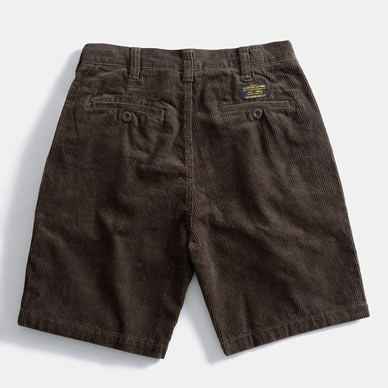 Custom corduroy bermuda shorts for men casual corduroy shorts