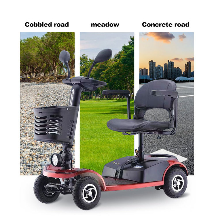 New arrival electric scooter handicap custom electric 4 wheel off-road mobility Handicapped scooters for adults