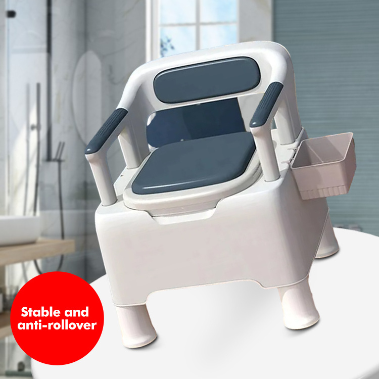 high quality handicap portable toilet wholesale portable commode adult toilet chair