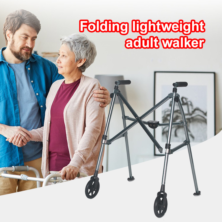 Amazon Hote Selling walker & rollator Custom folding lightweight rollator adult walkers for elderly people