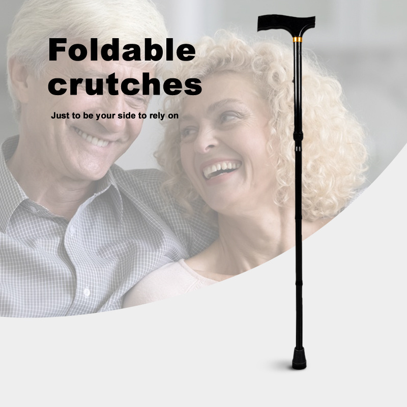 wholesale adjustable foldable walking canes and fashion adjustable foldable old man walking stick