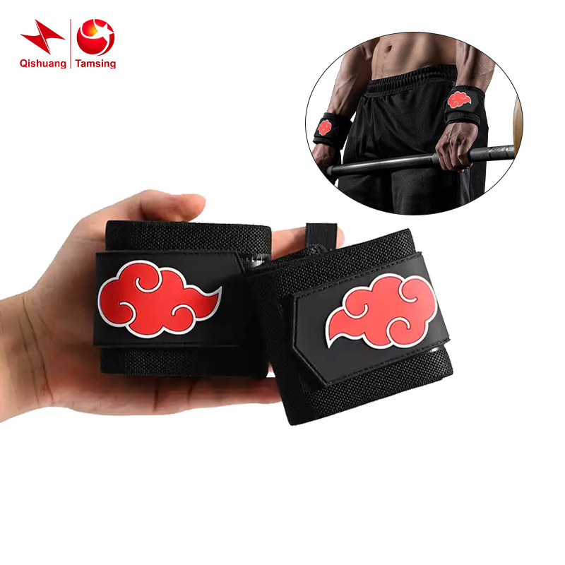 Gym Wrist Wraps Lifting Straps Fitness Neoprene Padded Anime Cloud Padded Weight lifting Powerlifting Bandage Wrist Strap