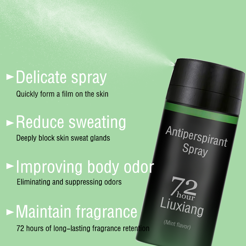 Natural Plant Scented Antiperspirant Deodorant Spray for Men and Women Improves Body Odor and Stinky Sweat Dilute Armpit Odor