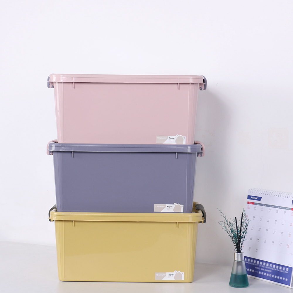 High-quality container plastic storage pp box clothes wholesale plastic boxes stackable storage drawers with lock