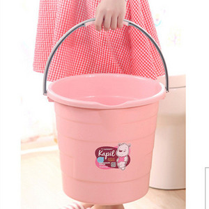 household items 16.1L cheap water storage plastic bucket with the mouth/spout