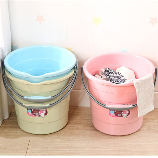 household items 16.1L cheap water storage plastic bucket with the mouth/spout